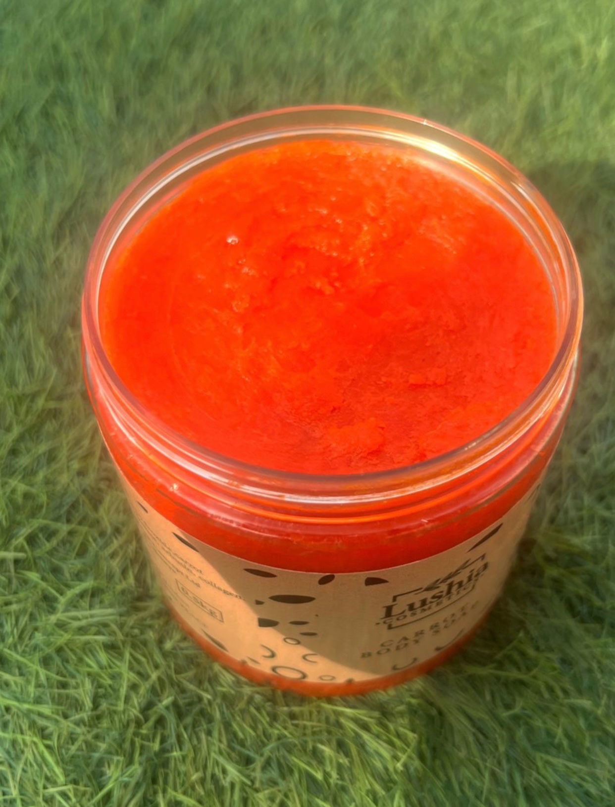 Organic carrots soap